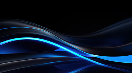 Obraz premium Abstract elegant dark grey and blue background illustration