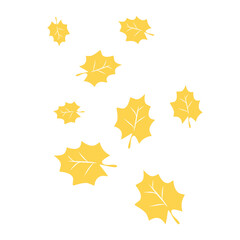 maple leaf fall illustration
