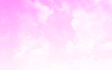 Fototapeta na wymiar Pink sky background with white clouds. Pink sky with white clouds. valentine's day sweet dream background love and happiness