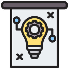 Tactics Outline Color Icon