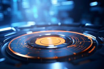 Digital Nexus: Luminous Techno-Core