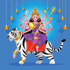 Devi Laxmi with Tiger Diwali Festival