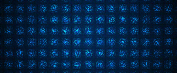 Digital technology background. Digital data square blue pattern pixel background