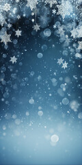 blue winter christmas background wallpaper gift card
