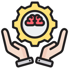 Practice Outline Color Icon