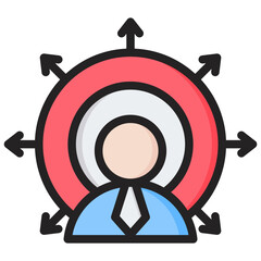 Soft Skill Outline Color Icon
