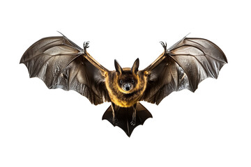 bat isolated on transparent background. Generative Ai