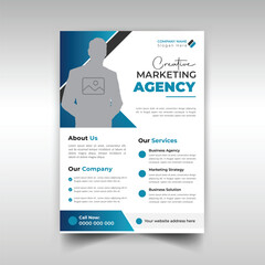 Modern and creative flyer or social media post template design