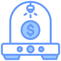 Business Incubator Blue Icon