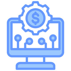 Technology Blue Icon