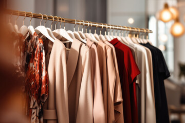 Obraz premium interior of clothing store