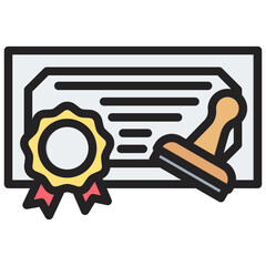 Licensing Outline Color Icon