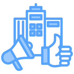 Markets Products Blue Icon