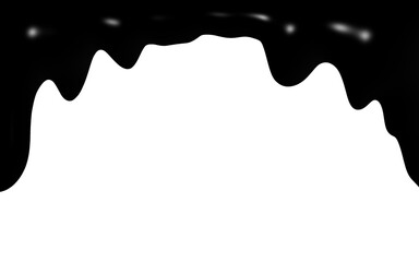 black paint liquid water ink illustration vector background png