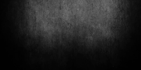 Abstract background with black background with grunge texture, elegant luxury backdrop painting, black friday white chalk text draw food. Empty surreal room wall blackboard pale.,