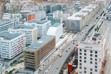 Fototapeta premium Aerial view of Marseille, France