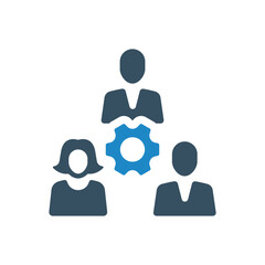 team, marketing icon vector illustration