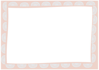 Abstract frame border with lines background