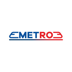 metro logo and icon design