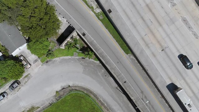 Miami - I95 -  overhead pan 
