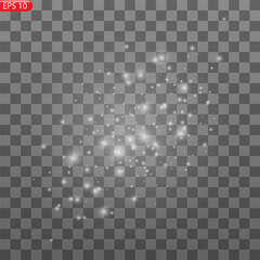 Abstract stylish light effect on a black background