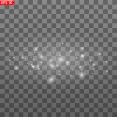 Abstract stylish light effect on a black background