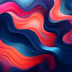 Obraz premium Modern Fluid Geometric Flow