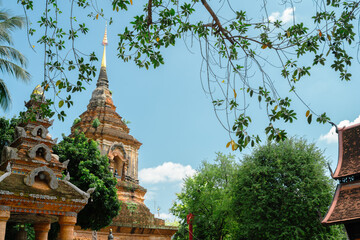 Wat Lok Molee temple in Chiang Mai, Thailand