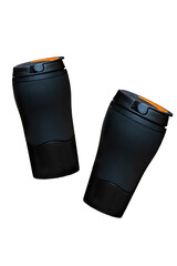 Reusable coffee thermos cup for tea,hot beverage in cold weather.Zero waste eco,Bring your own mug