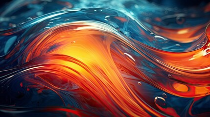 Abstract smooth liquid glass background