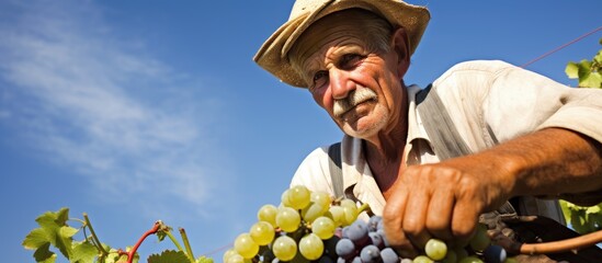 In Brazil s S o Joaquim Santa Catarina a farmer plucked ripe grapes directly from the vineyard...
