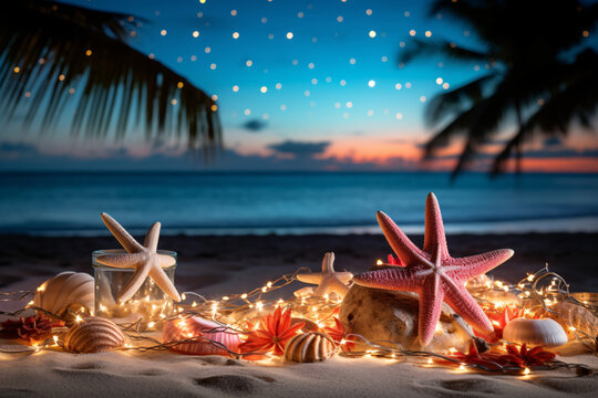 DASHAN 12x8ft Tropical Hawaiian Christmas in July Backdrop Merry Christmas  Photography Beach Christmas Santa Seaside YouTube Christmas Xmas Background  ...
