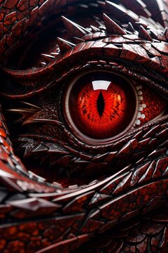 Red Eye Dragon Wallpaper HD