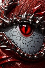 Fototapeta na wymiar Red Eye Dragon Wallpaper HD
