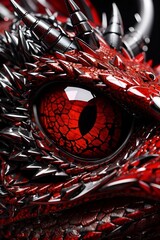 Red Eye Dragon Wallpaper HD