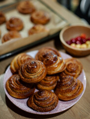 Homemade cinnabons 