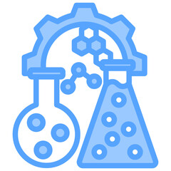 Specialty Chemical Blue Icon