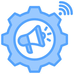 Broadcaast Enggineering Blue Icon
