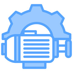 Motors Blue Icon