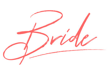 Bride to be bachelorette party vector calligraphy design.hen party or bridal shower hand written calligraphy card, banner or poster graphic design lettering vector element. Bride to be quote