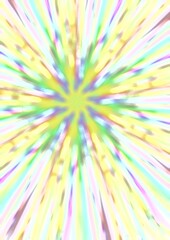 Abstract texture with starburst. Bright beams pattern. Gradient radial stripes , blurred background