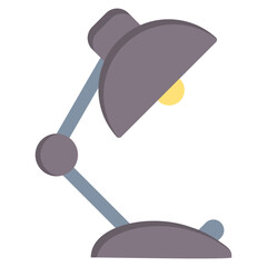 Desk Lamp Flat Icon