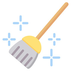 Broom Flat Icon