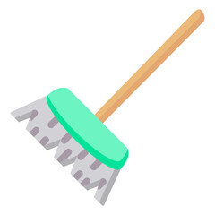 Floor Brush Flat Icon