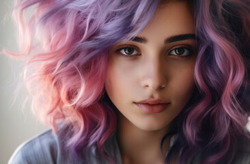 Fototapeta premium Portrait of an attractive young woman