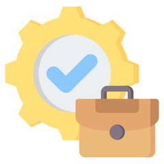 Obraz premium Basic Job Flat Icon