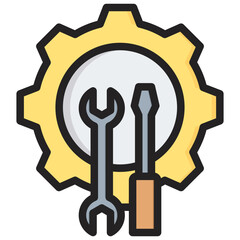 Tools Outline Color Icon