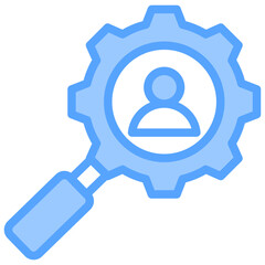 Specific Job Blue Icon