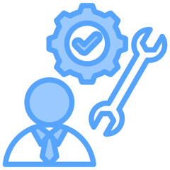 Necessary Skills Blue Icon