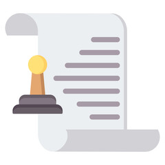 Notaries Flat Icon